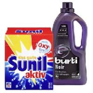 Sunil Waschmittel oder Burti Feinwaschmittel