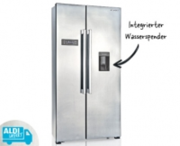 MEDION® MD 37250 Side-by-Side Kühl- und Gefrierschrank mit Wasserspend