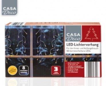 Aldi Süd  CASA Deco LED-Lichtervorhang oder -netz