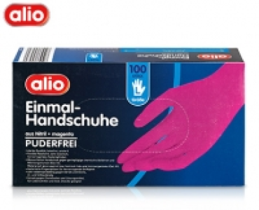 Aldi Süd  alio 100 Einmalhandschuhe