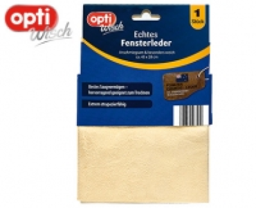 Aldi Süd  optiWisch Echtes Fensterleder