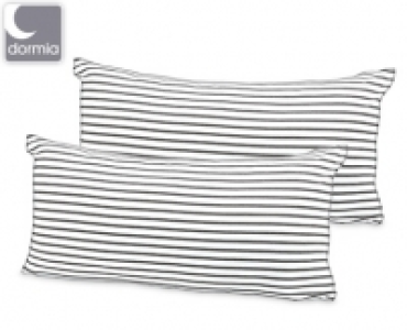 dormia 2 Kissenbezüge Jersey-Melange