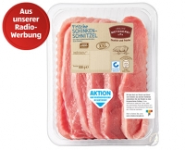 Aldi Süd  MEINE METZGEREI Schinken-Schnitzel­­ XXL­-Packung