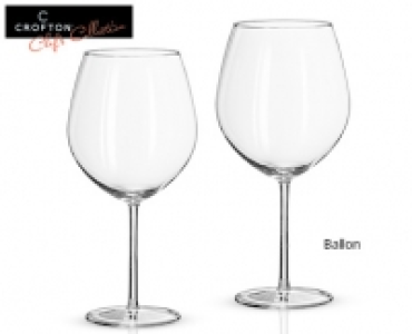 CROFTON® Chefs Collection Hochwertige Rotwein­gläser, 2 Stück