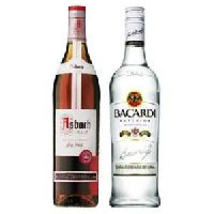 Bacardi Rum Superior, Black, Gold, Oakheart oder Asbach Ural