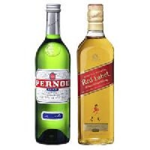 Johnnie Walker Red Label oder Pernod