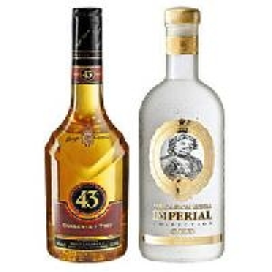 Licor 43 oder Imperial Collection Gold Vodka