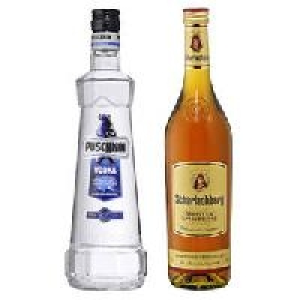 Puschkin Vodka, Whipped Cream, Scharlachberg Meister Spiritu