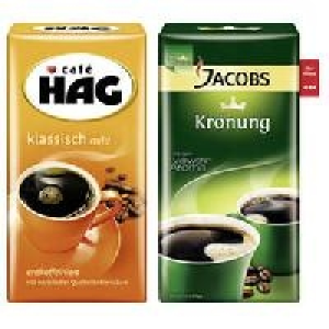 Jacobs Kr&ouml;nung, Kr&ouml;nung Bohne oder Caf&eacute; Hag