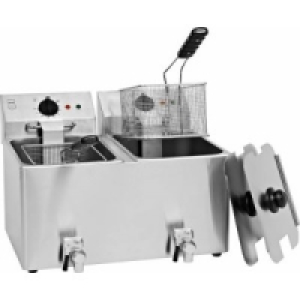 Doppel-Edelstahl-Fritteuse GDF3028