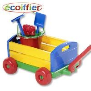 Handwagen mit 5-teiliger Sandeimergarnitur