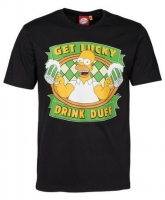 Kik  Simpsons-T-Shirt-GetLuckyDrinkDuff