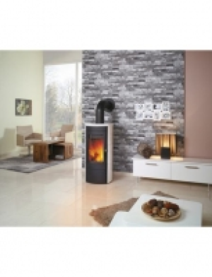 Kaminofen Tiamo Ex, Kachel creme-wei&szlig;, 6 KW, Dauerbrand, 3 in 1 Komfor 1,349.99&nbsp;&euro;