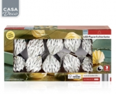 CASA Deco LED-Papierlichterkette