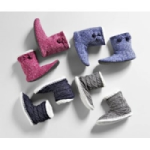 Damen Homeboots Strick