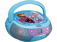 Lidl  ekids Disney Frozen tragbarer CD-Player mit Mikrofon, Anna und Elsa FR