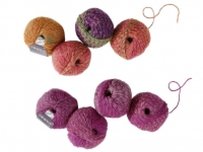 CRELANDO® Effekt-Strickgarn Maike, 4 x 50 g 5.99 €