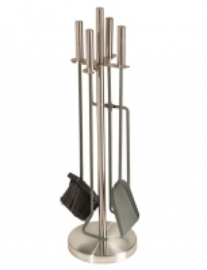Kaminbesteck Edelstahl, Set 4 tlg.