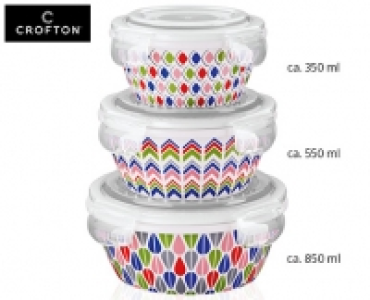 CROFTON®Porzellanschüssel-Set, 3-teilig