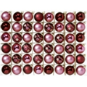 Hochwertige Glas Weihnachtskugeln Uni und dekoriert