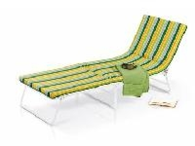 Sonnenliege gr&uuml;n gestreift 29.99&nbsp;&euro;