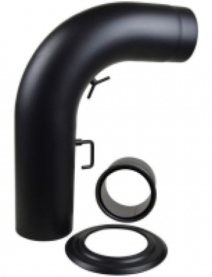 Rauchrohr-Set Full, Ø 150 mm, Ofenrohr für Kaminöfen, schwarz
