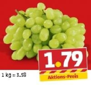 Helle, kernlose Tafeltrauben 1.79 €