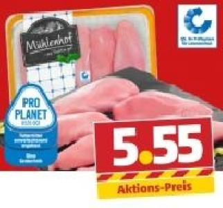 MÜHLENHOF Frische Hähnchen-Brustfilets 5.55 €
