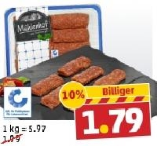 MÜHLENHOF Frische Cevapcici 1.79 €