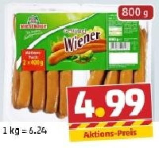 WIESENHOF Geflügel Wiener 4.99 €