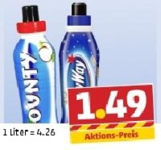 BOUNTY oder MILKY WAY Schokodrink 1.49&nbsp;&euro;