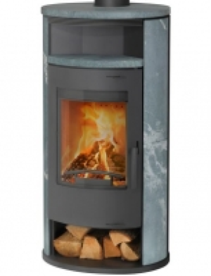 Kaminofen Olympus V3, Naturstein, 7 kW, ovale Form,