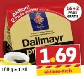 DALLMAYR Kaffee-Pads 1.69 €