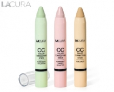 Aldi Süd  LACURA CC Color Correcting Sticks, 3er-Set