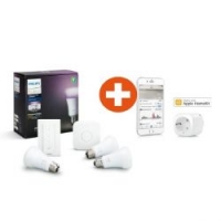 Cyberport Philips Smart Light Philips Hue White and Color Ambiance E27 Starter Set + Elgato Eve Ener