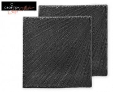 CROFTON® Chefs Collection 2 Schiefer-Servierplatten 8.99 €