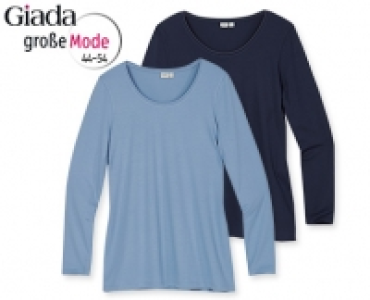 Aldi Süd  Giada 2 Langarm­shirts, große Mode