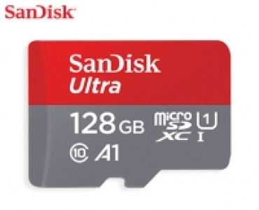ScanDisk Ultra microSD Card, 128 GB2