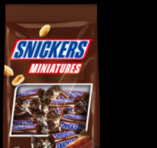 SNICKERS-, TWIX-, MARS- oder BOUNTY-Miniatures 0.99 €