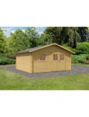 Set: Gartenhaus Travem&uuml;nde 2, BxT: 400x400 cm