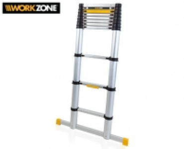 Aldi Süd  WORKZONE®Aluminium-Teleskop­leiter, 3,25 m