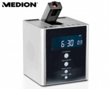 MEDION® E66395 Digital-Projektions-Uhren­radio