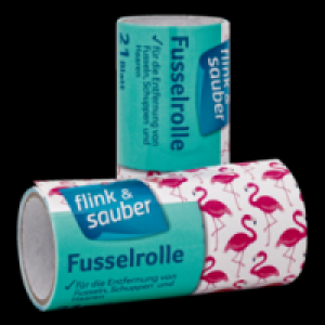 Flink & Sauber 2er Pack Austausch-Fusselrolle