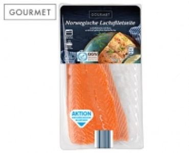 GOURMET Norwegische Lachsfiletseite 8.99 €