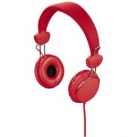 Euronics Hama Joy On-Ear-Stereo-Kopfhörer On-Ear-Kopfhörer mit Kabel rot