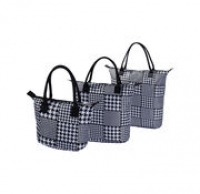NKD  Damen-Handtasche mit Hahnentritt-Muster, verschiedene Größen