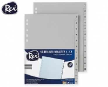 Rex®Kunststoff-­Register, DIN A4 1.29 €