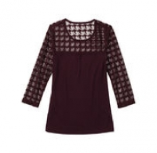 Damen-Shirt mit Mesh-Einsatz 9.99 €