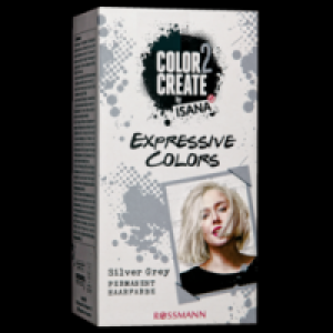 Rossmann Color 2 Create By Isana Expressive Colours Permanent Haarfarbe Silver Grey