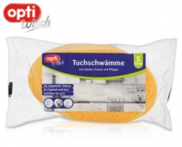 optiWisch Tuchschwämme, 5 Stück